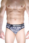 NDS Wear® Men's Zebra Swirl Thong - A Stylish and Trendy Addition to Your Wardrobe - BLOWOUT SALE!