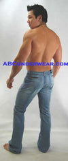 Zipper Patch Jeans - 28 Clearance-abcunderwear-ABC Underwear