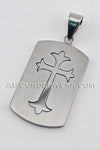 Cross Dog Tag Necklace
