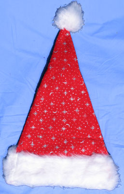 Glitter Santa Hat